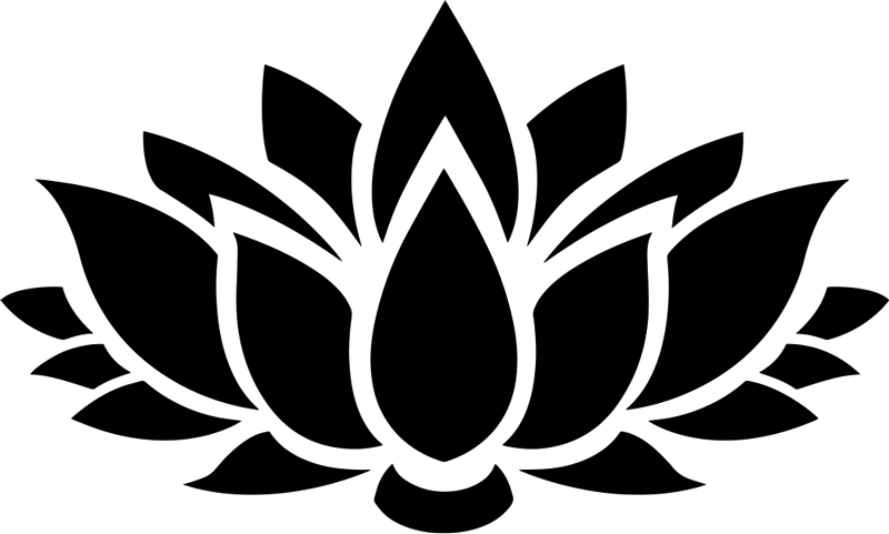 Tapis vinyle chambre lotus simple - TenStickers