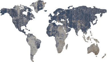 Tapis vinyle carte du monde décoratif bleu texturé - TenStickers