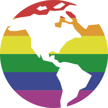 Tapis vinyle carte du monde adhésif lgbtq+ - TenStickers