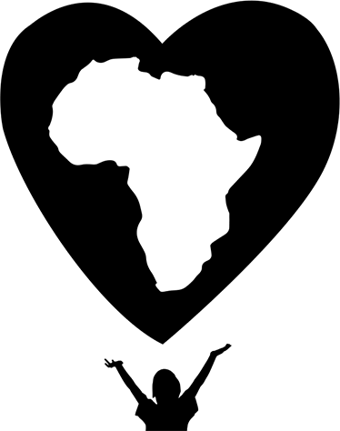 Tapis vinyle carte du monde cœur d'afrique - TenStickers