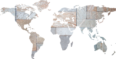Tapis vinyle carte du monde effet marbre gris - TenStickers