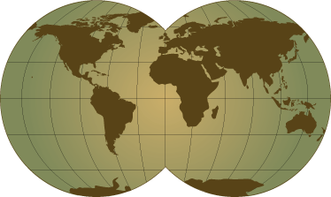 Tapis vinyle carte du monde design sphère verte - TenStickers