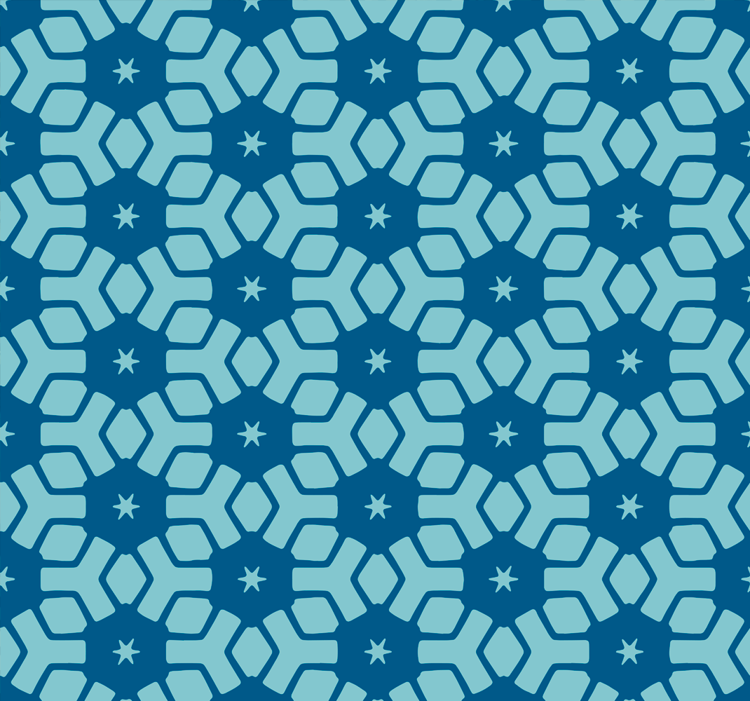 Tapis vinyle salle de bain carreaux bleus - TenStickers