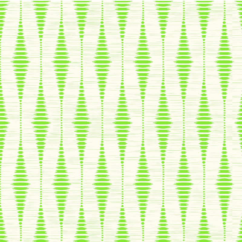 Tapis vinyle géométrique ikat vert rabaul - TenStickers