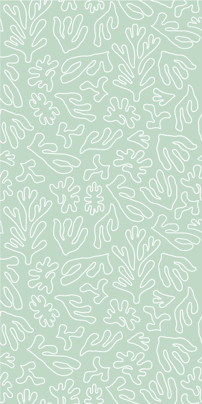 Tapis vinyle cuisine algue verte réfléchissante - TenStickers