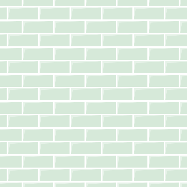 Tapis vinyle cuisine autocollant briques vertes - TenStickers
