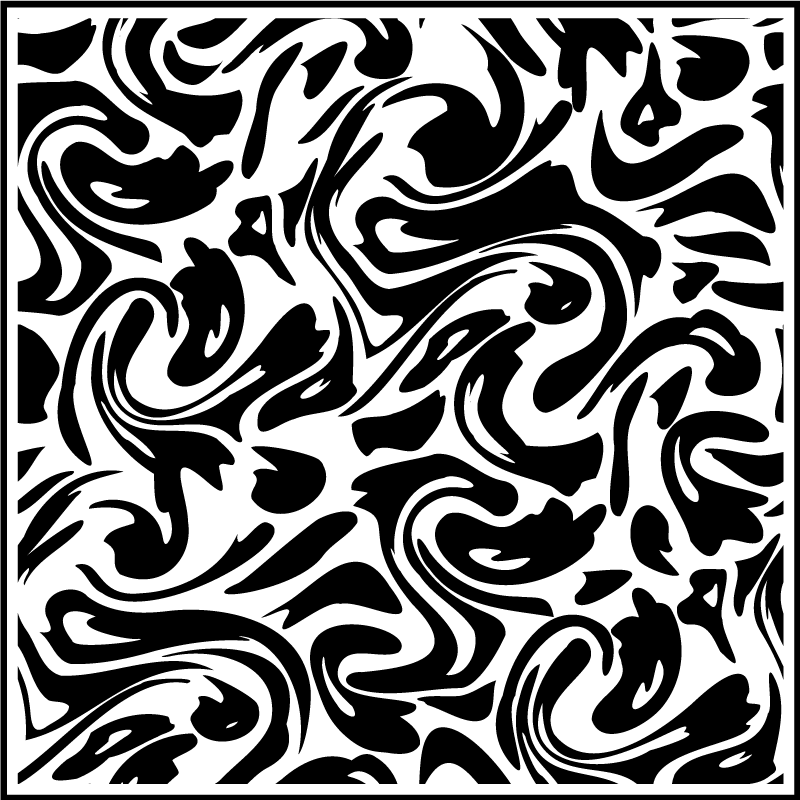 Tapis vinyle cuisine design fluide moderne - TenStickers