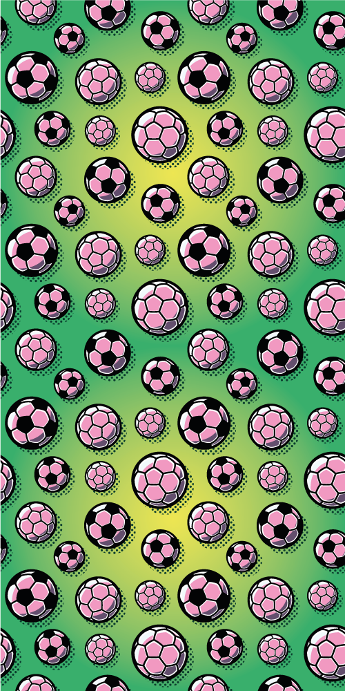 Tapis vinyle chambre arrière-plan dégradé terrain de foot - TenStickers