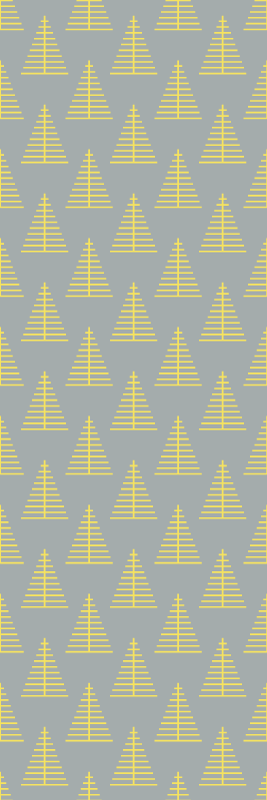 Tapis vinyle chambre arbres pantone - TenStickers