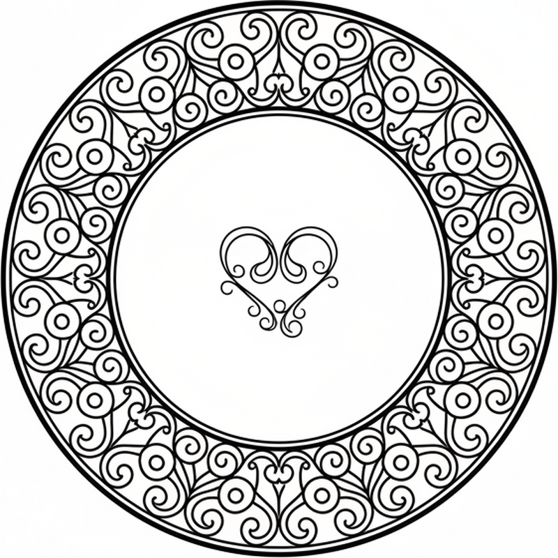 Tapis vinyle chambre amour éternel - TenStickers