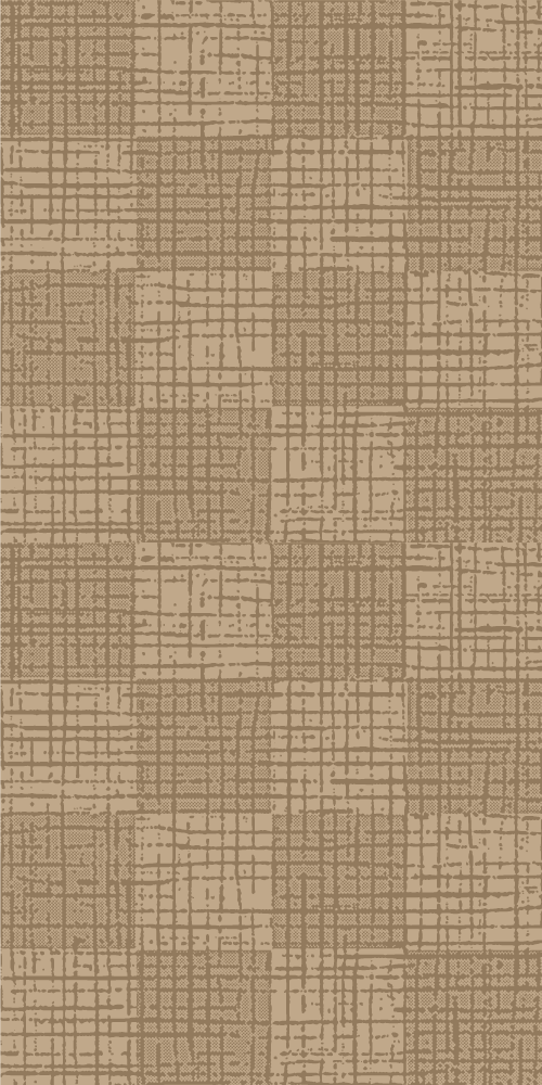 Tapis vinyle nordique motif carrés caramel - TenStickers