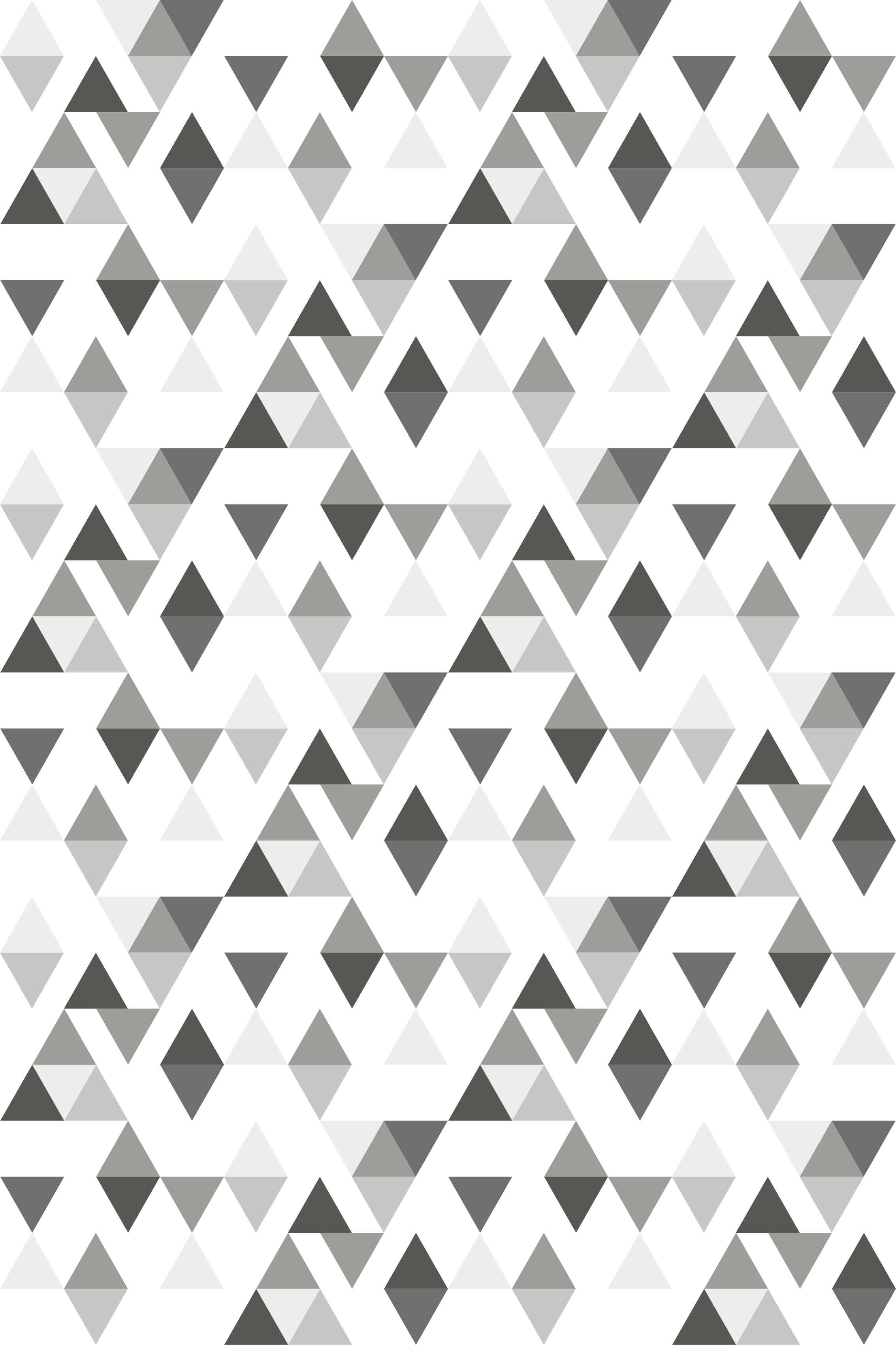 Tapis vinyle nordique motif triangles gris clair et blanc - TenStickers