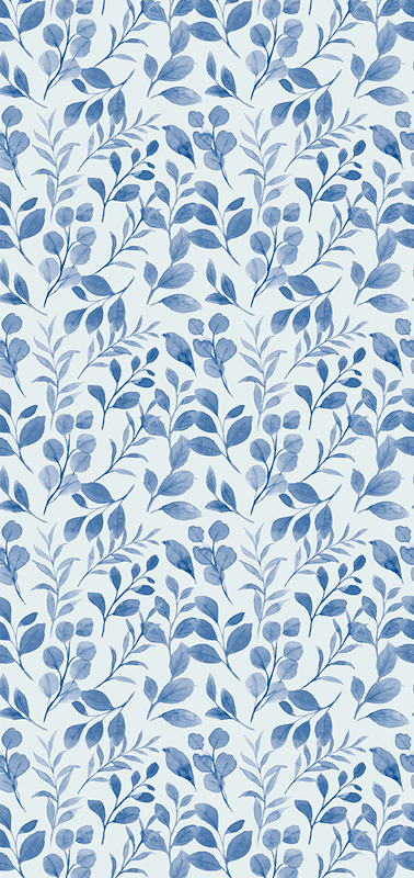 Tapis vinyle nature feuilles fanées style nostalgie - TenStickers