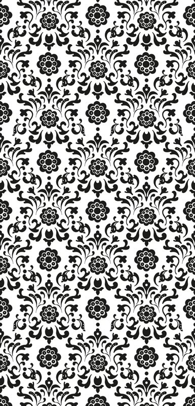 Tapis vinyle vintage style damassé royal - TenStickers