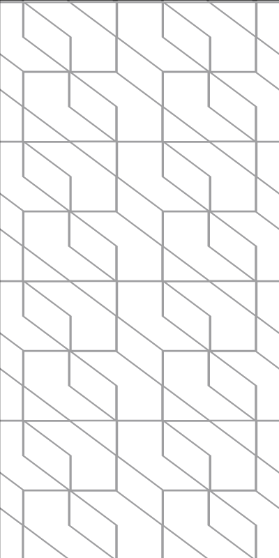 Tapis vinyle texture motif géométrique minimaliste blanc - TenStickers