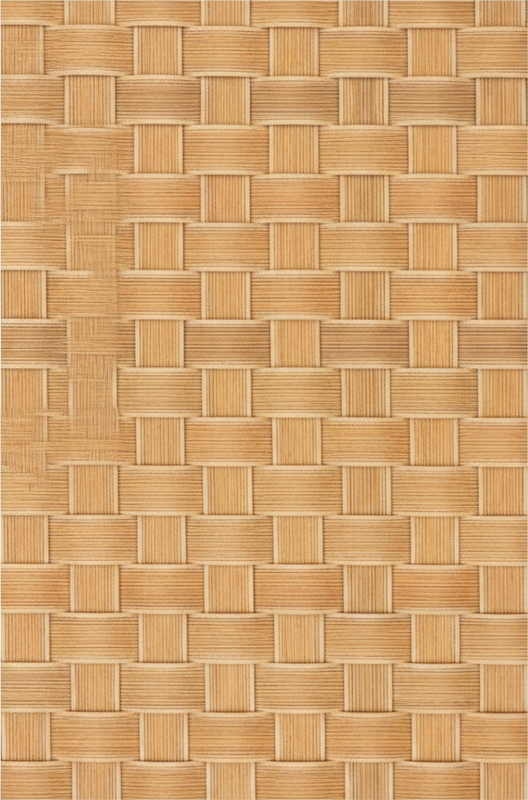 Tapis vinyle texture motif osier naturel - TenStickers