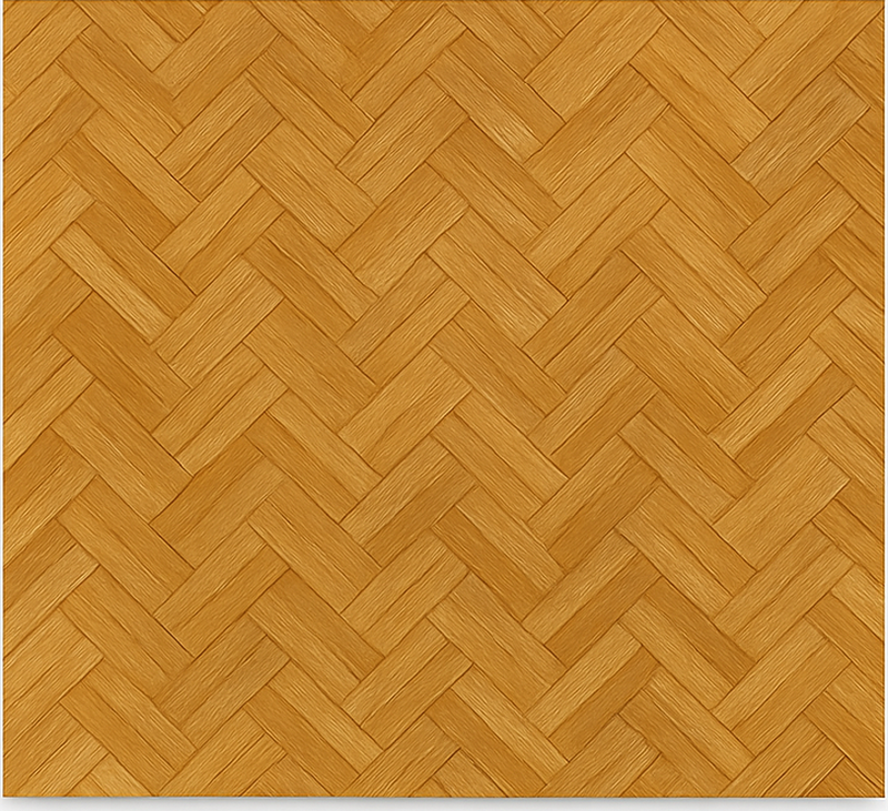 Tapis vinyle texture motif parquet chêne entrelacé - TenStickers
