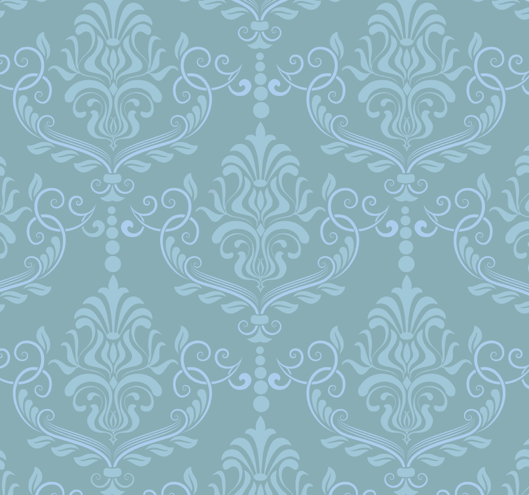 Tapis vinyle vintage baroque - TenStickers