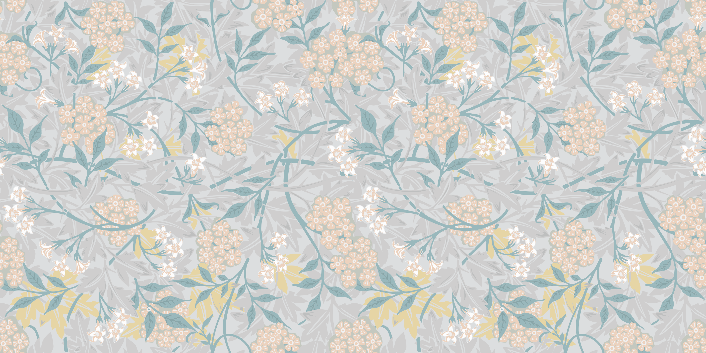 Tapis vinyle vintage motif floral élégant années 80 - TenStickers