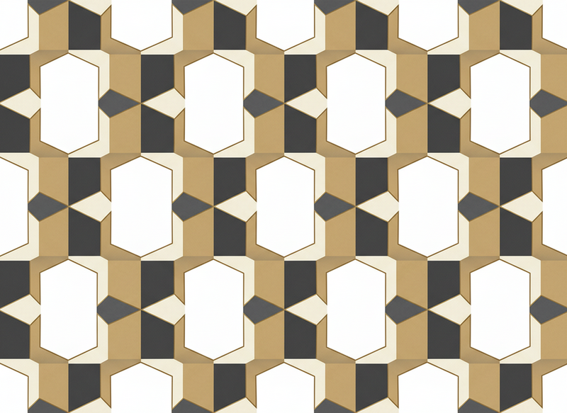 Tapis vinyle vintage motif damier - TenStickers
