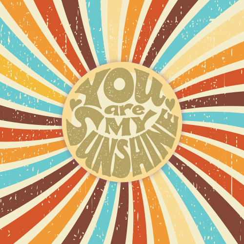 Tapis vinyle citation tu es mon soleil - TenStickers