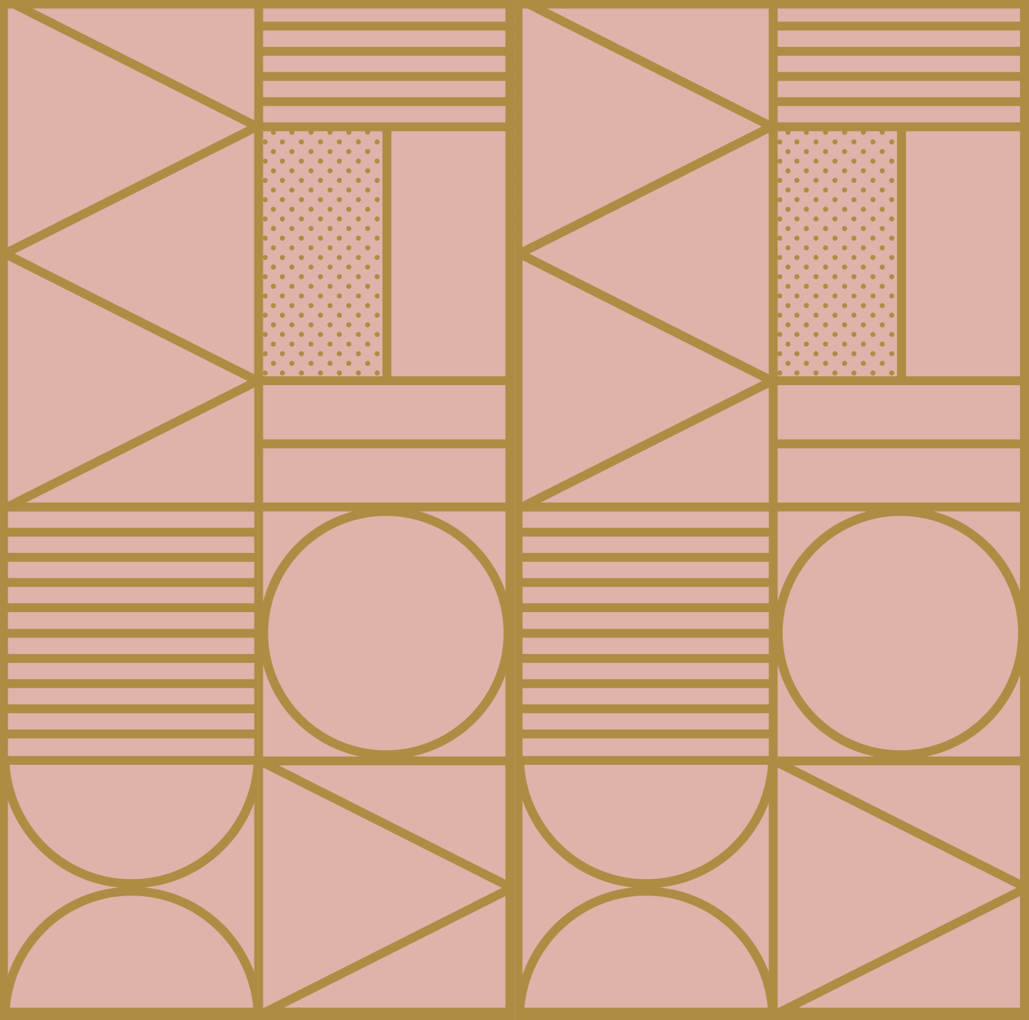 Tapis vinyle texture bloc or et rose - TenStickers