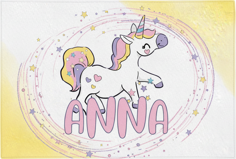 Tapis vinyle pour enfants design licorne magique - TenStickers