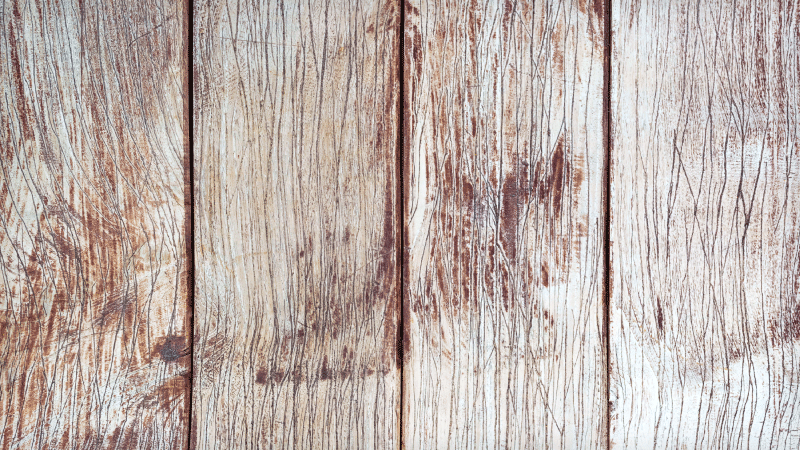 Tapis vinyle entrée lames en bois brun clair - TenStickers
