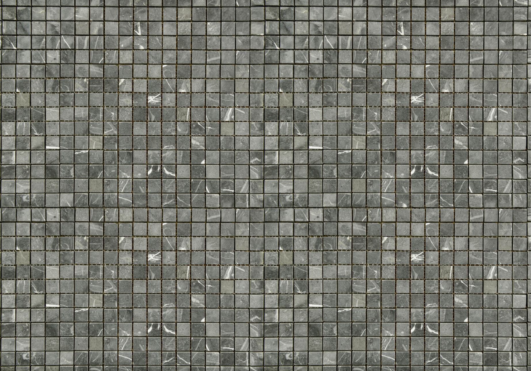 Tapis vinyle gris carreaux noirs - TenStickers
