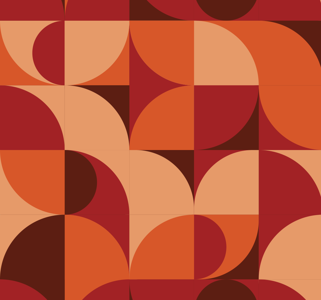 Tapis vinyle couloir imprimé rétro rouge - TenStickers