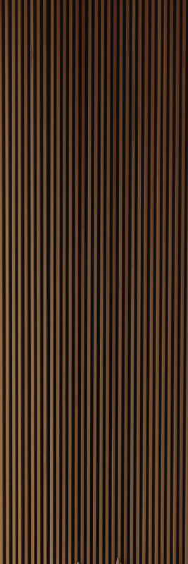 Tapis vinyle marron design vertical style teck - TenStickers