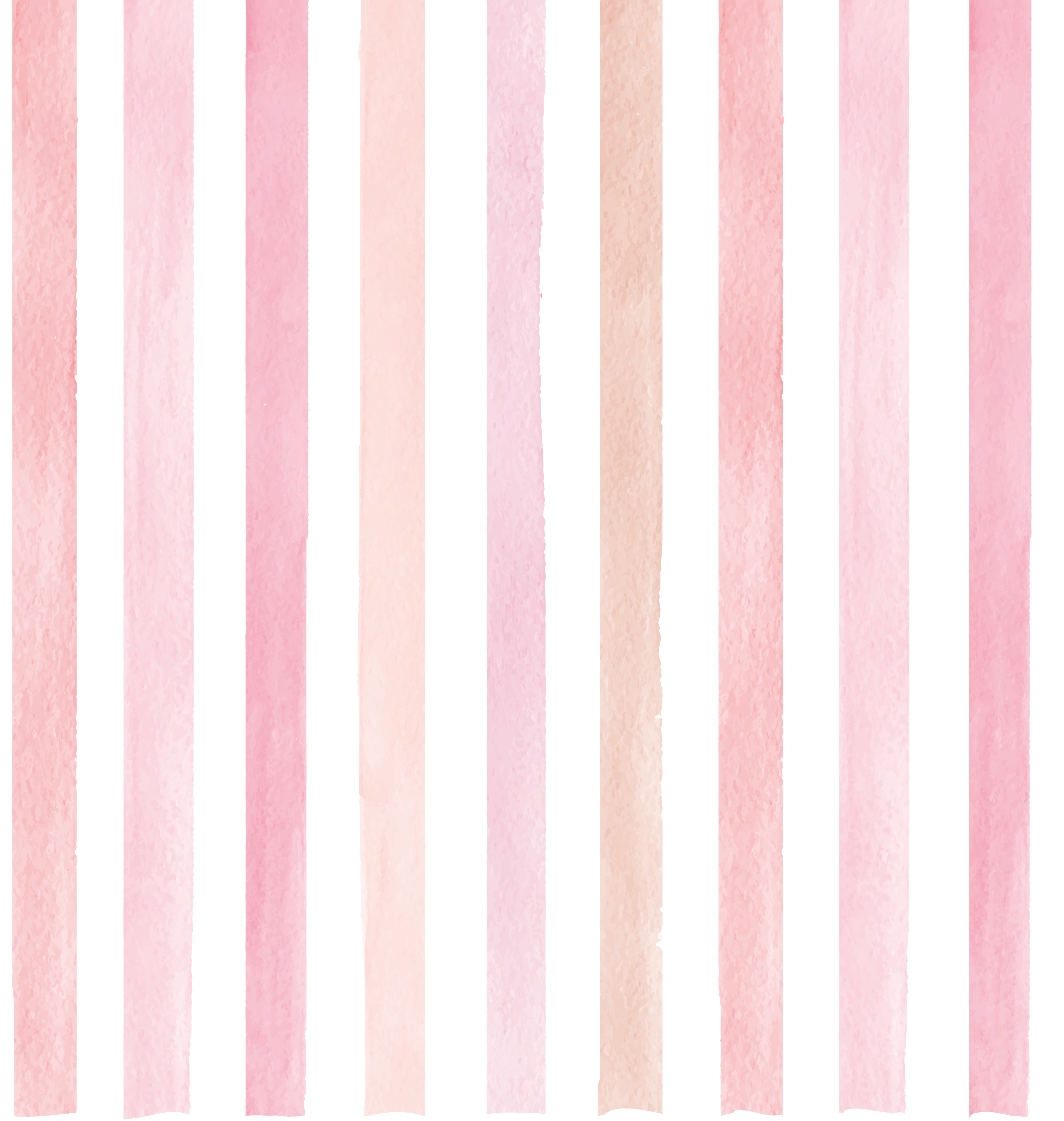 Tapis vinyle extérieur rayures verticales aquarelle rose - TenStickers