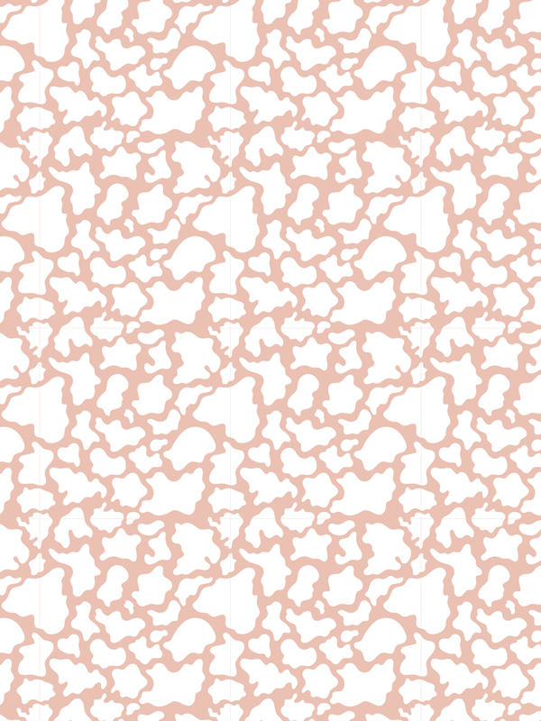 Tapis en vinyle imprimé vache rose - TenStickers