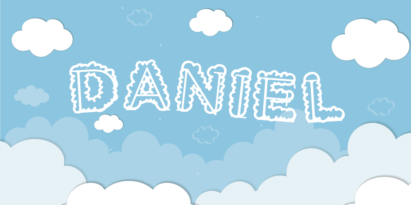 Tapis vinyle chambre personnalisation ciel nuageux - TenStickers