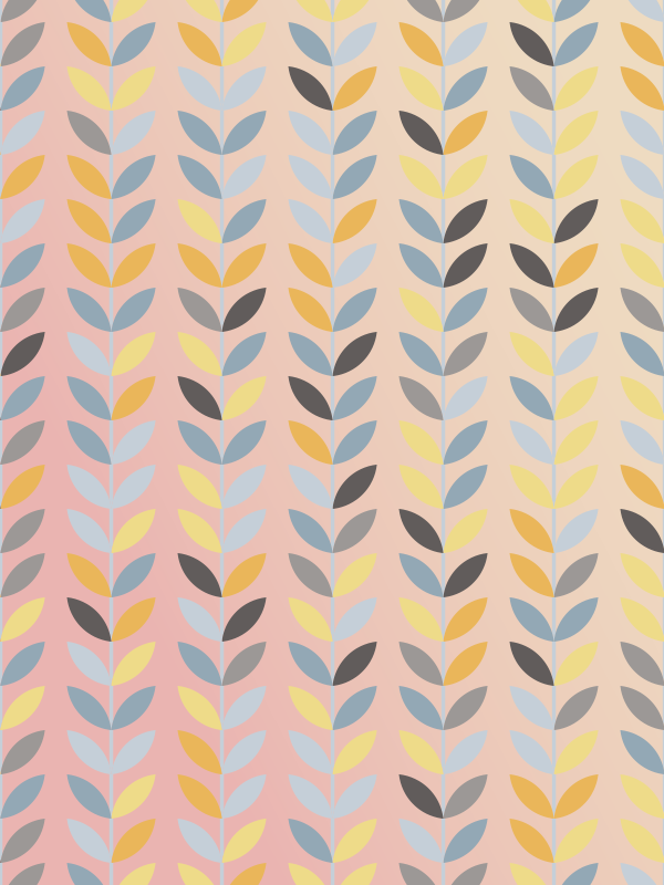 Magnifique tapis en vinyle de style nordique à fleurs - TenStickers