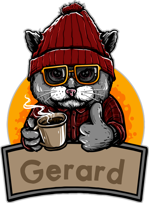 Tapis vinyle vintage chat personnalisé - TenStickers