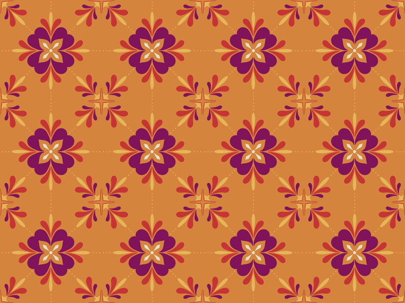 Tapis de cuisine vinyle carreaux colorés magnifiques - TenStickers