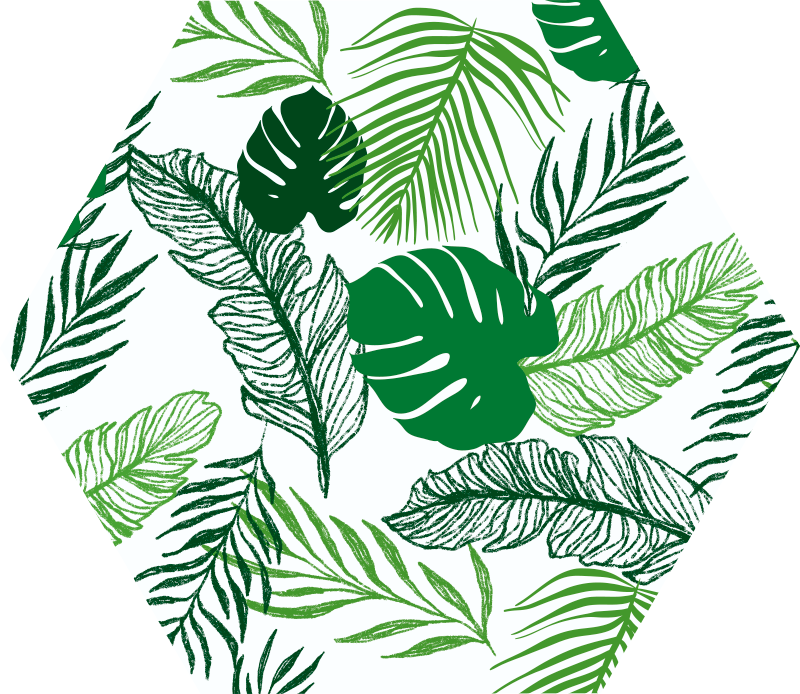 Tapis moderne en vinyle à fines feuilles - TenStickers