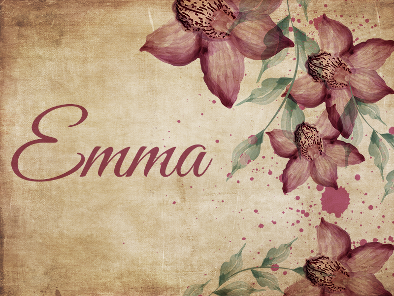 Tapis vinyle personnalisé fleurs personnalisées - TenStickers