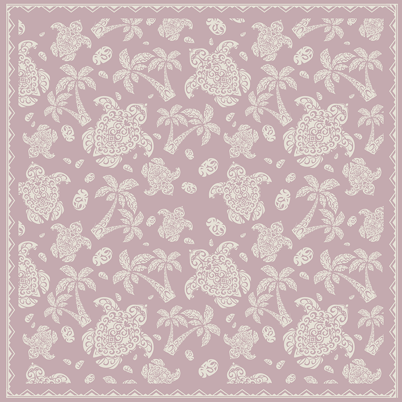 Tapis vinyle mandala paisley - TenStickers