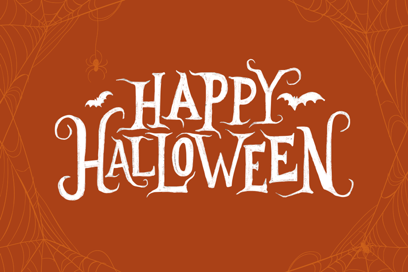 Tapis vinyle halloween message festif d'halloween - TenStickers