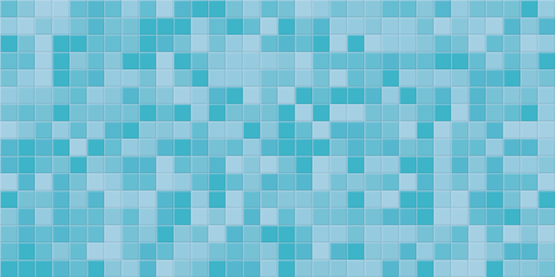 Tapis vinyle carreaux de ciment carreaux de mosaïque bleue - TenStickers
