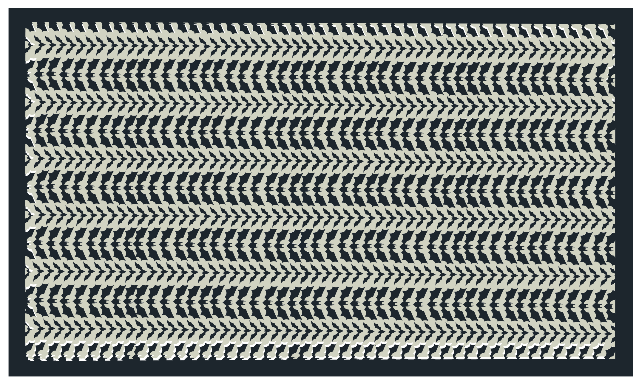 Tapis vinyle rayures complexité des chevrons - TenStickers