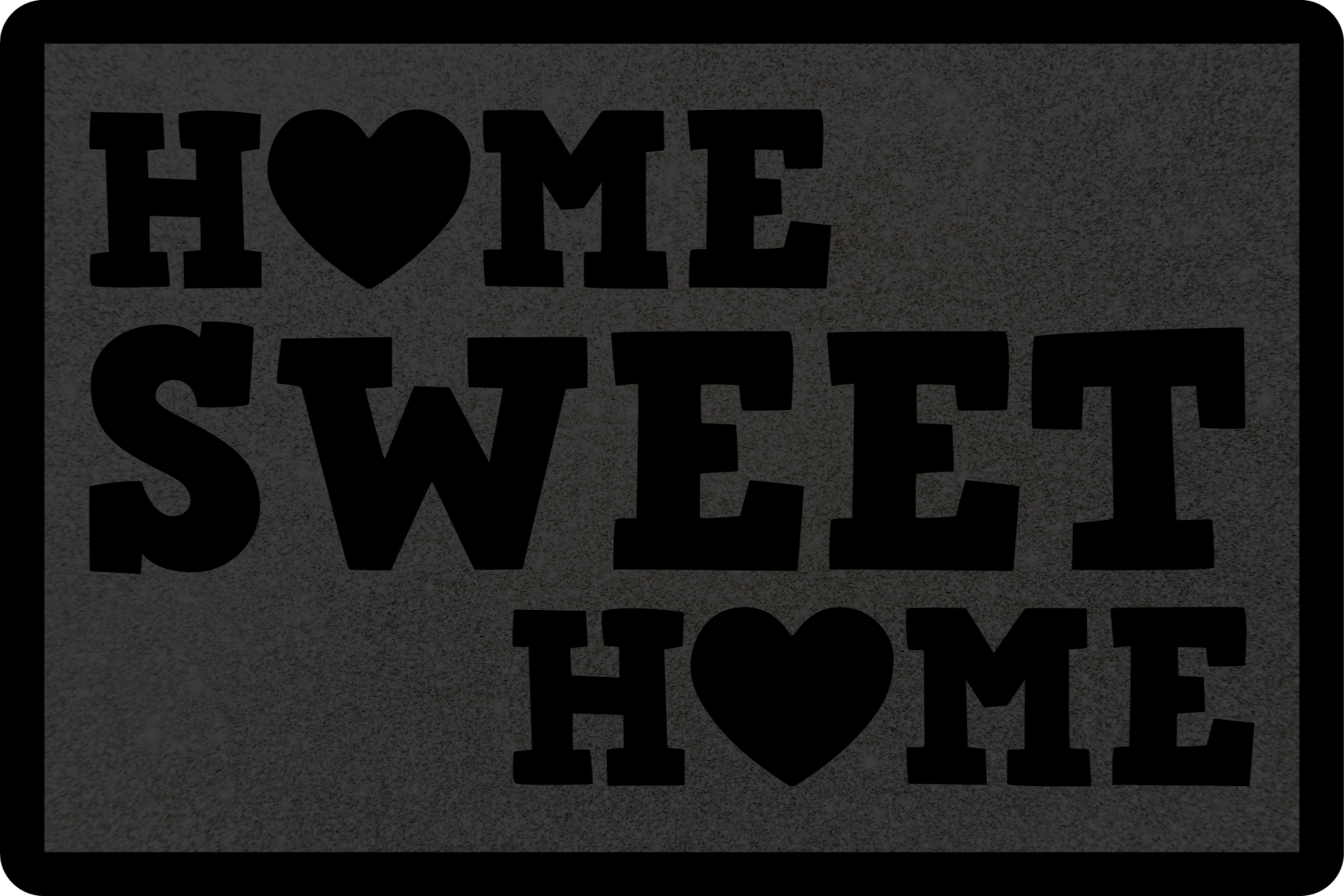 Tapis vinyle citation home sweet home - TenStickers