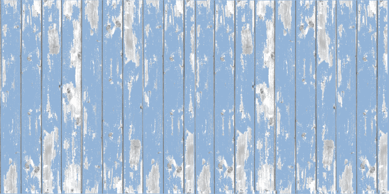 Tapis vinyle texture bois bleu - TenStickers
