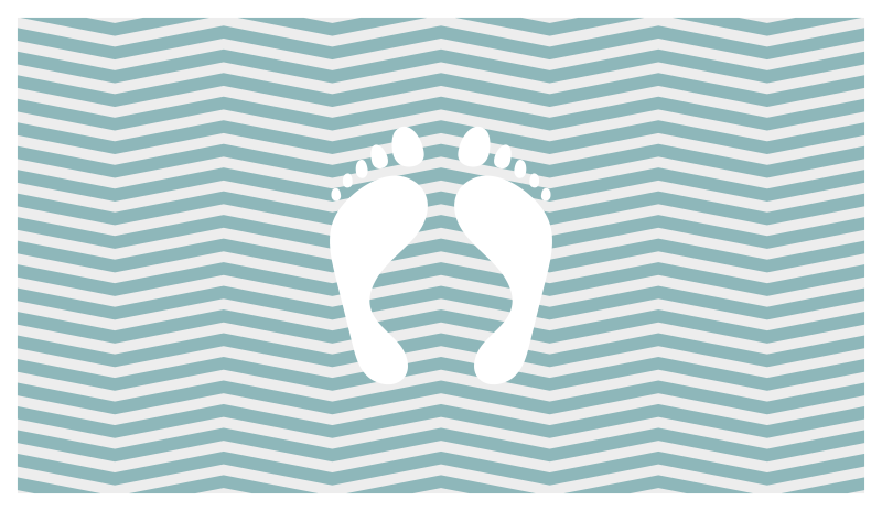 Tapis vinyle rayures empreinte rayée - TenStickers