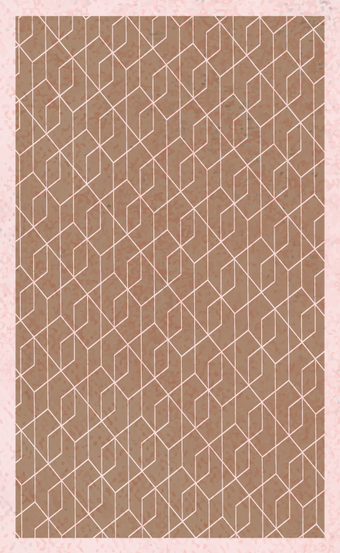 Tapis vinyle géométrique simplicité géométrique - TenStickers