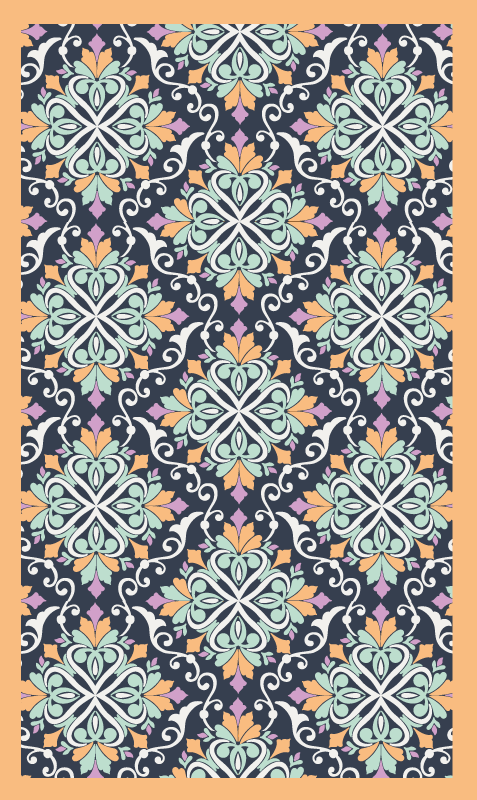 Tapis vinyle retro Tapis en vinylee à vinylee vintage - TenStickers