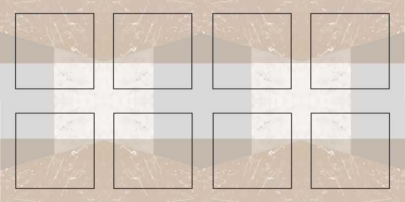 Tapis vinyle cuisine carrés de marbre - TenStickers