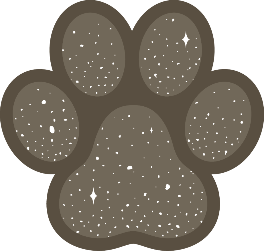 tapis vinyle animal Patte de chien tapis vinylee - TenStickers